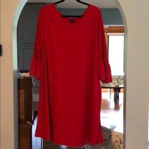 2xl Red Agnes & Dora Walker Dress
